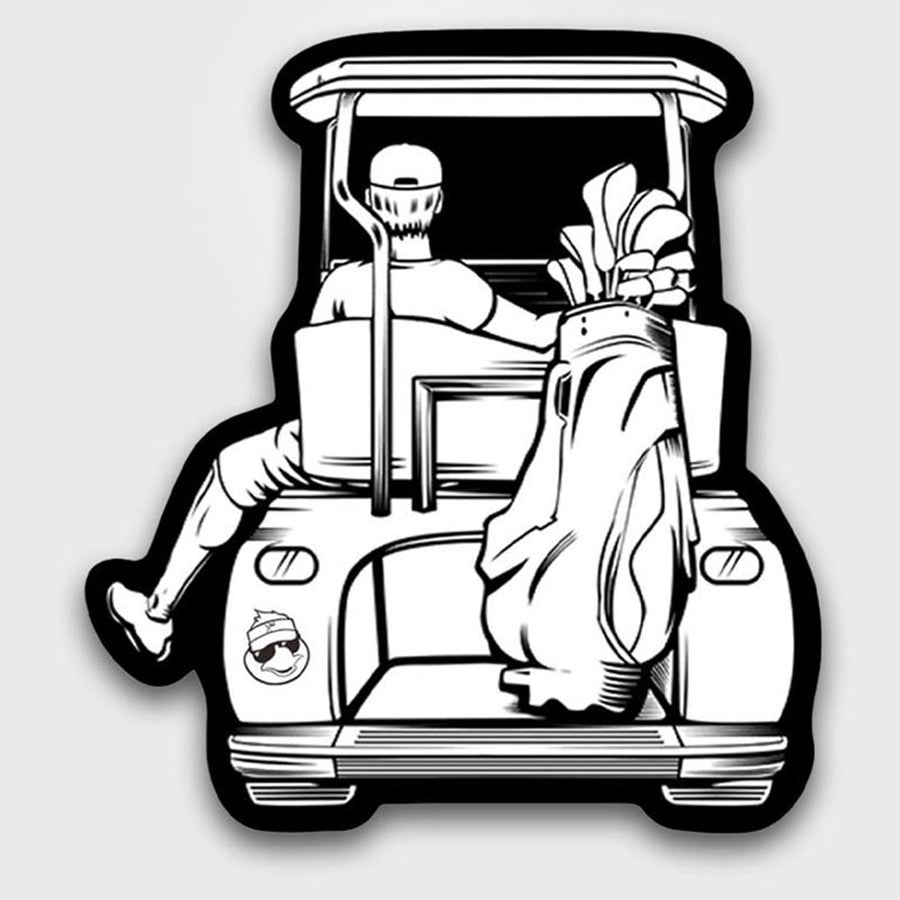 Cart Vibes Golf Cart Sticker.