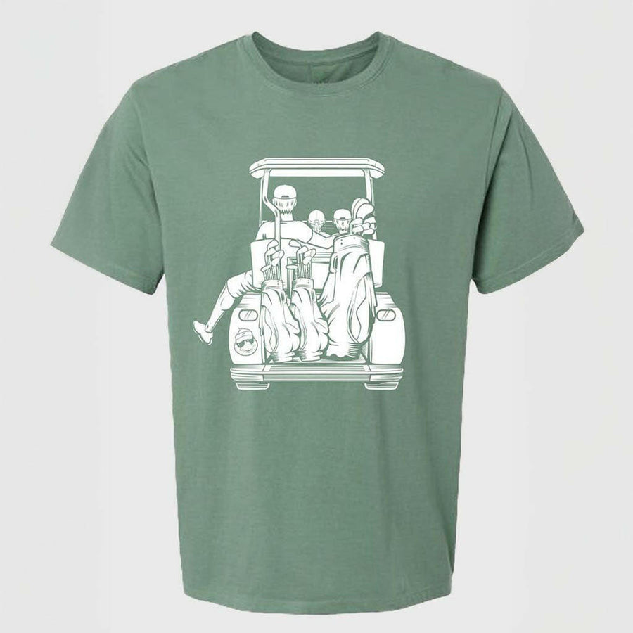 Dad & Kids Golf Cart Shirt.