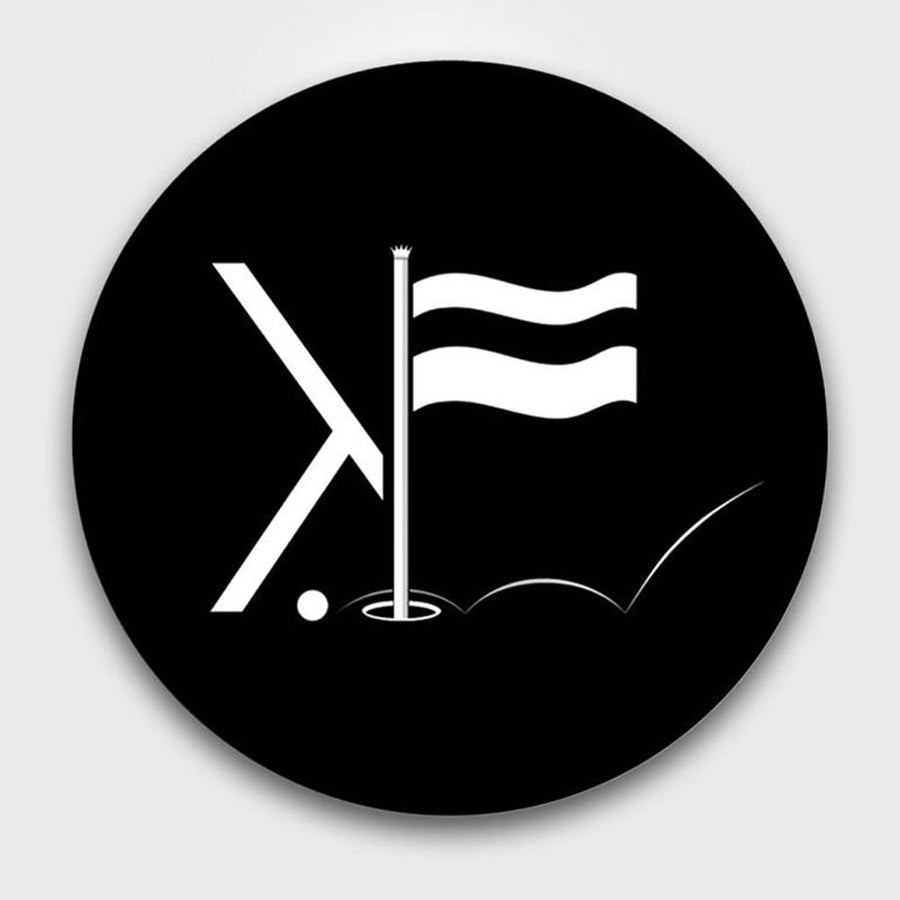 F. King Golf Logo Sticker.