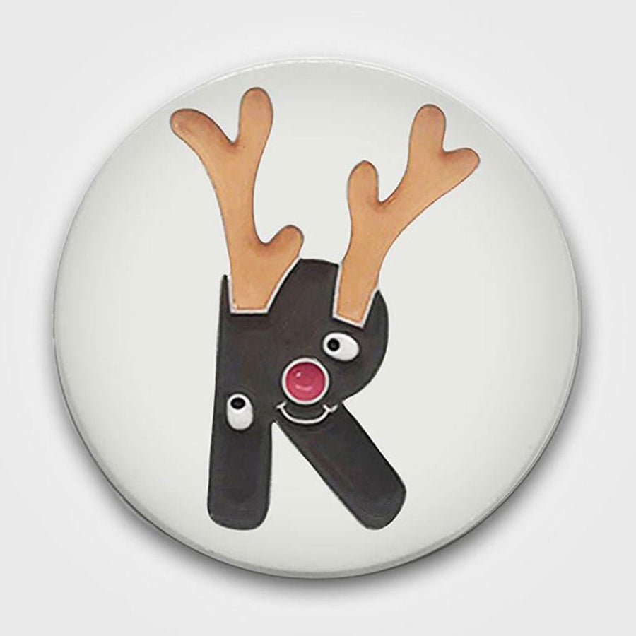 Reindeer Golf Ball Marker.