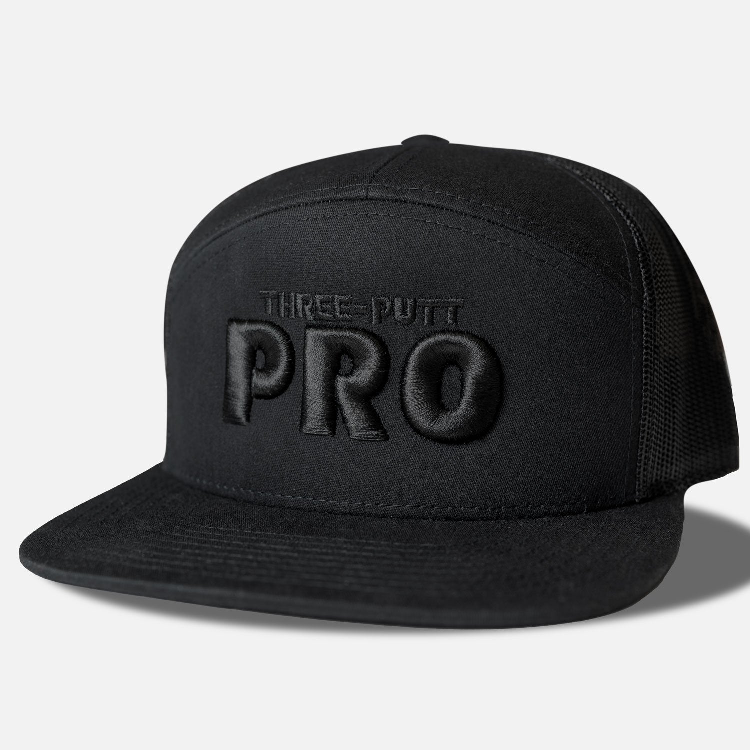 Three-Putt Pro Golf Hat | 3D Puff Embroidery | F. King Golf